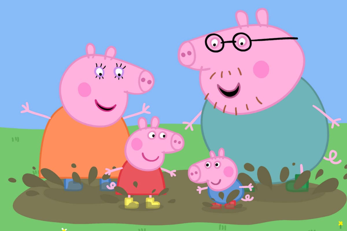 Peppa Pig y su familia, el dibujo animado inglés que hace furor en la Argentina