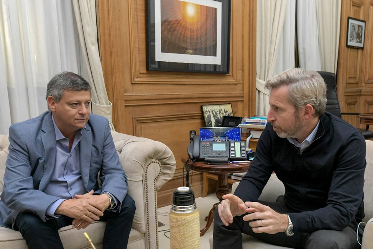 Peppo estuvo ayer en la Casa Rosada junto con Frigerio