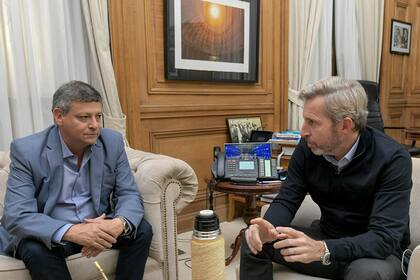 Peppo estuvo ayer en la Casa Rosada junto con Frigerio