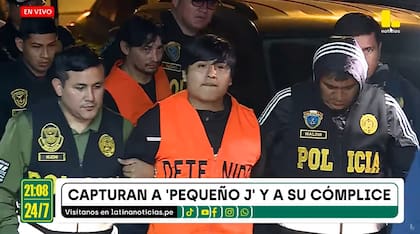 Pequeño J habló tras ser detenido en Lima, Perú