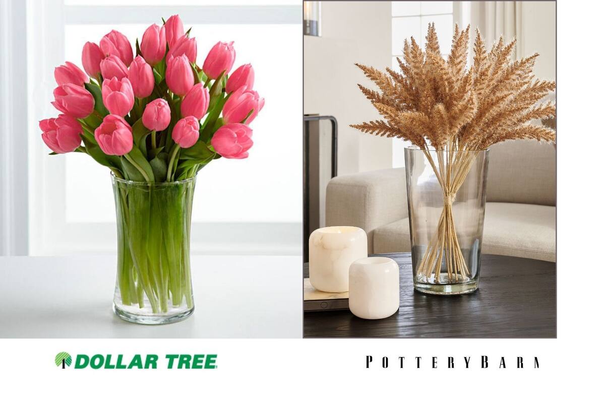 Pequeños toques de deco imprimen aires nuevos y cálidos en el día a día de las familias, Dollar Tree y Pottery Barn tienen propuestas similares a precios muy diferentes. Canva