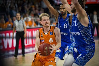 Per Günther, jugador de Ratiopharm Ulm, de la Bundesliga alemana de básquet dijo que