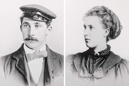 Percival y Jessie Masters, pobladores del Lago Argentino