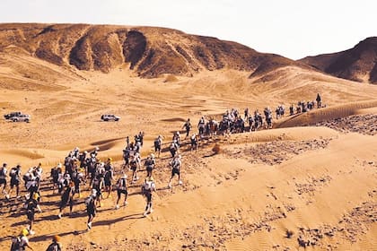 "Perdido en el desierto", el capítulo que narra la historia de Mauro Prosperi durante una carrera en el Sahara.