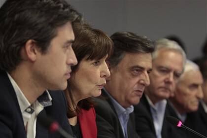 Pérez, Bullrich, Negri y Pinedo, la semana pasada