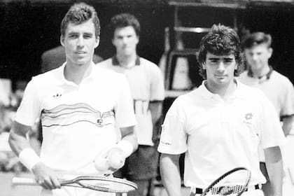 Finalistas de Roma 1988: Ivan Lendl, por entonces número 1, le ganó a Pérez Roldán, que tenía 18 años, en cinco sets.