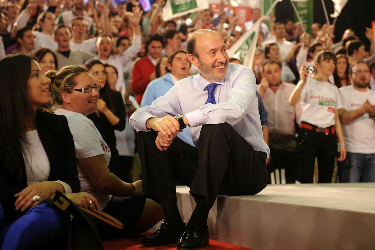 Pérez Rubalcaba fue un referente máximo del PSOE.