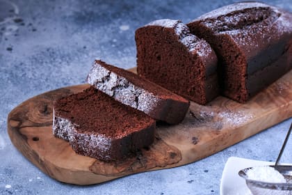 Perfect Chocolate Pound Cake Loaf.