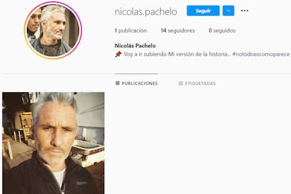 perfil de Instagram de Nicolás Pachelo.