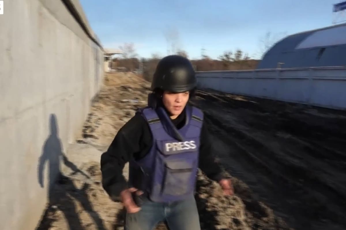 Periodistas británicos grabaron el momento en que fueron atacados a tiros por soldados rusos