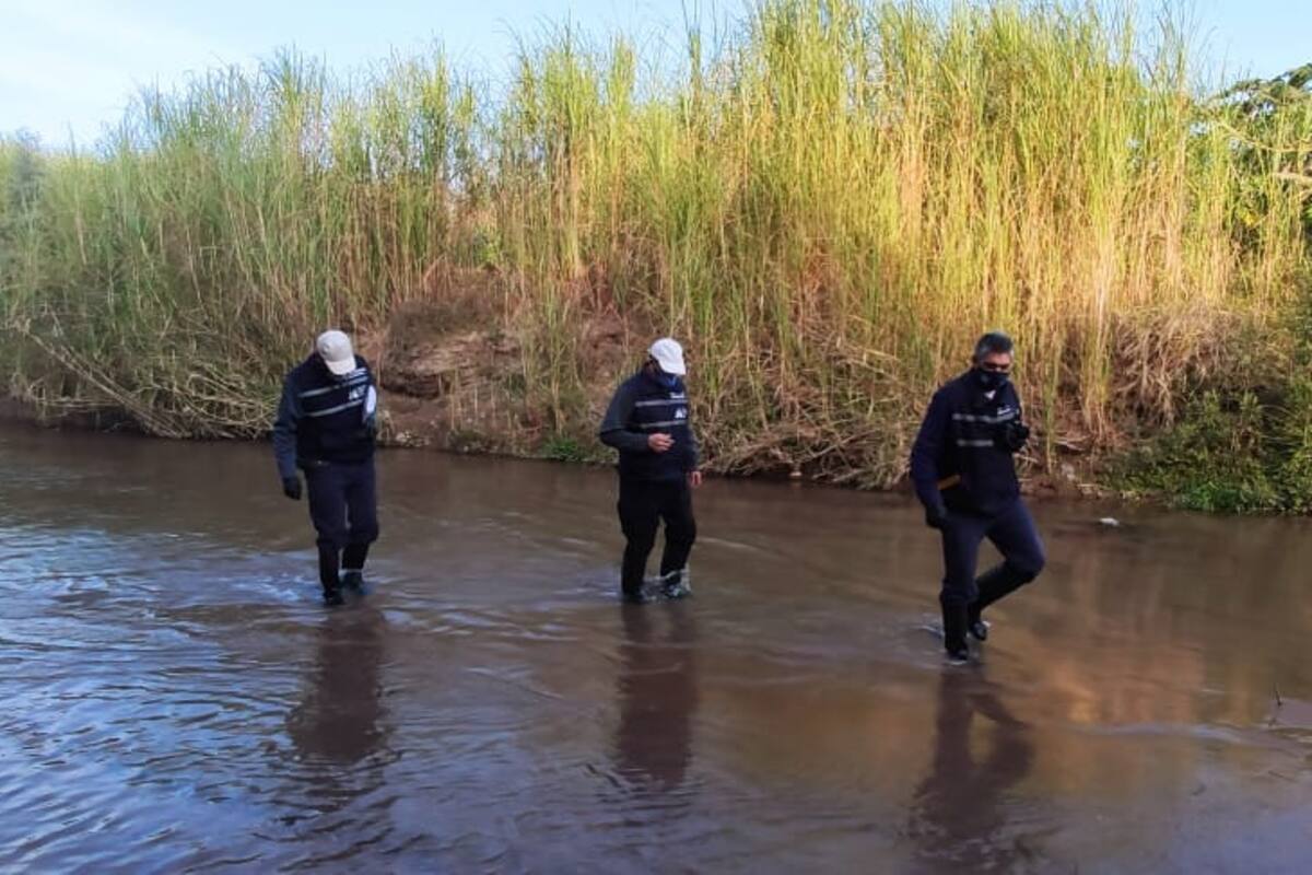Peritos recorrieron el río Colorado en busca de rastros