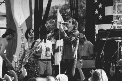 Perry, en la edición del festival de 1992: el encuentro redefinió el concepto de recital como una experiencia original y diferente