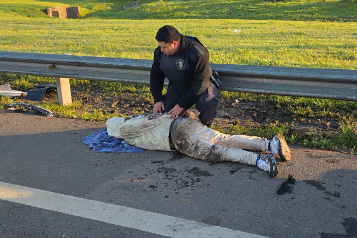 Persecución en la autopista del Oeste después de un robo: un detenido