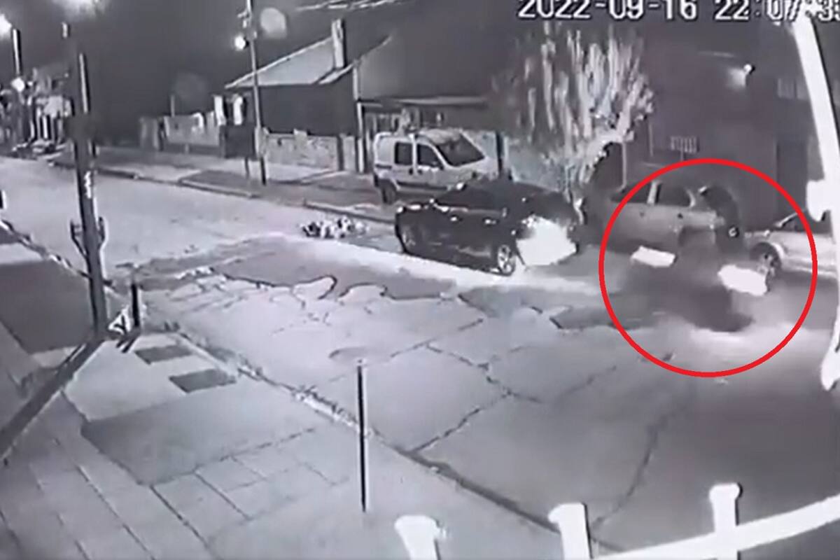 Persecución y choque en El Palomar