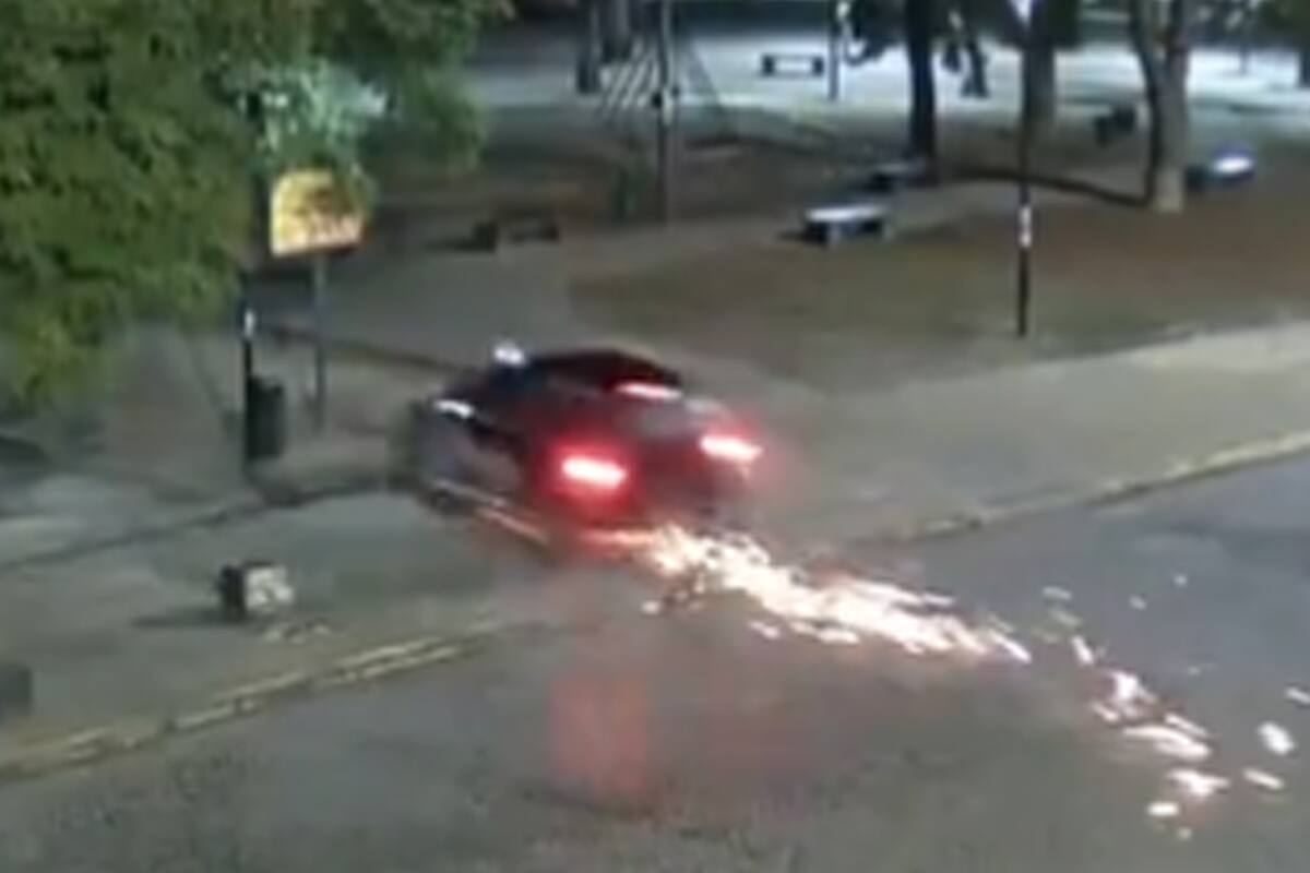 Persecución y choque en La Plata