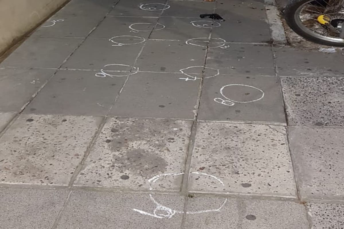 Persecución y tiroteo en Chacarita: se hallaron 25 vainas servidas sobre Maure