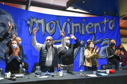 Pérsico y Navarro junto al jefe de Gabinete, Juan Manzur, y el ministro de Desarrollo Social, Juan Zabaleta