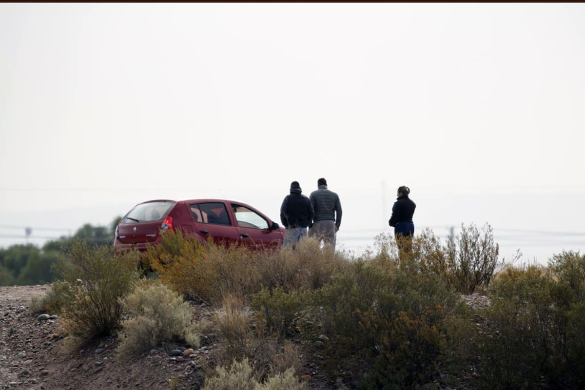 Personal policial en la zona donde encontraron el cuerpo del empresario desaparecido