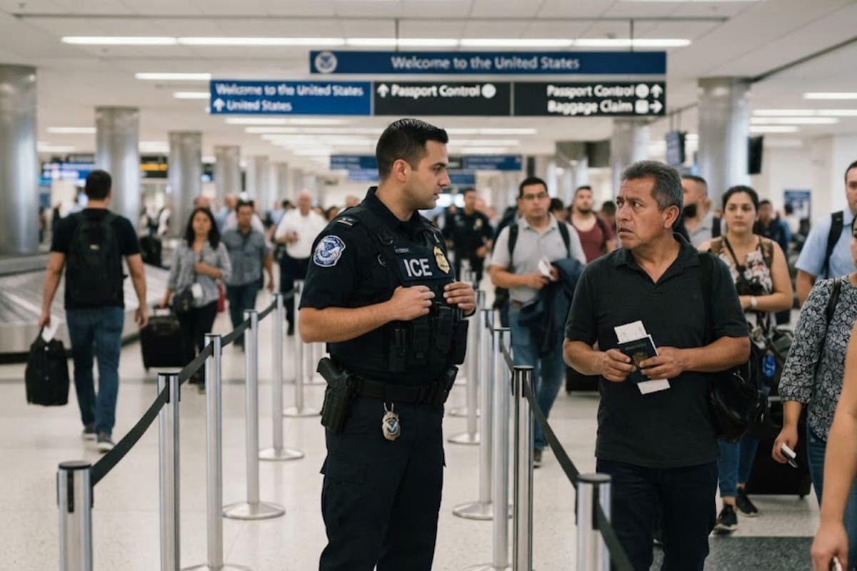 Personas con asilo pendiente son algunas de las más expuestas a ser detenidas por el ICE en aeropuertos para vuelos dentro de EE.UU.