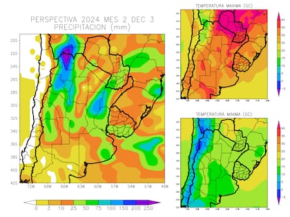 Perspectivas de precipitaciones para la primera década de febrero