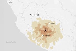 Un importante sismo sacudió Perú y se sintió con fuerza en distintas regiones del sur del país