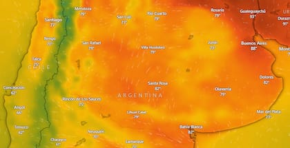 Pese a los chaparrones, la presión térmica sigue sin dar tregua en el área metropolitana