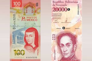 Peso mexicano cede alzas tras perforar barrera de 17 por US$; bolsa cae a menor nivel en casi 4 meses