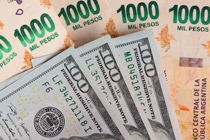 pesos y dolares