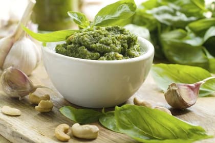 Pesto de espinacas