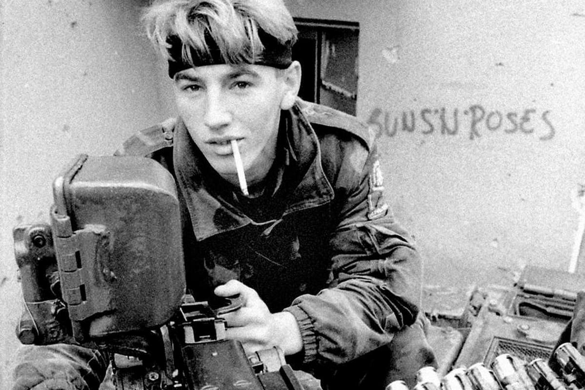 Petar tenía 19 años en el momento de este célebre retrato, que le dio fama sin que él la quisiera