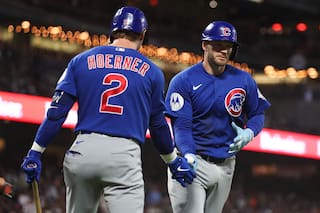 Pete Crow-Armstrong pega jonrón al primer lanzamiento en triunfo 6-1 de Cachorros sobre Gigantes