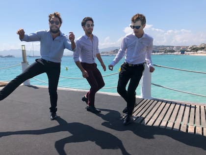 Peter Lanzani, Chino Darín y Lorenzo Ferro