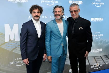 Peter Lanzani, Leonardo Sbaraglia y Jean Pierre Noher