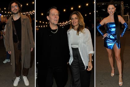 Peter Lanzani, Matías Martin junto a Natalia Graciano y Jujuy Jimenez, algunos de los famosos que dijeron presente anoche en la función especial del espectáculo del Cirque dedicado a Messi