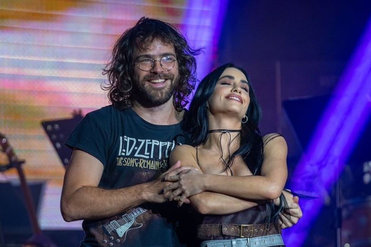 Peter Lanzani y Lali Espósito, una relación que se sostiene en el amor y apoyo mutuo (Foto: Instagram @olgaenvivo)