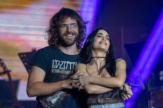 Peter Lanzani fue a ver a Lali Espósito a Vélez y los fans enloquecieron