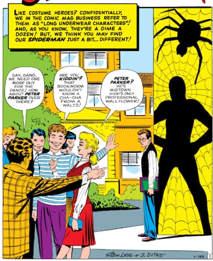 Peter Parker fue el primer héroe adolescente en ser protagonista de su propia tira
