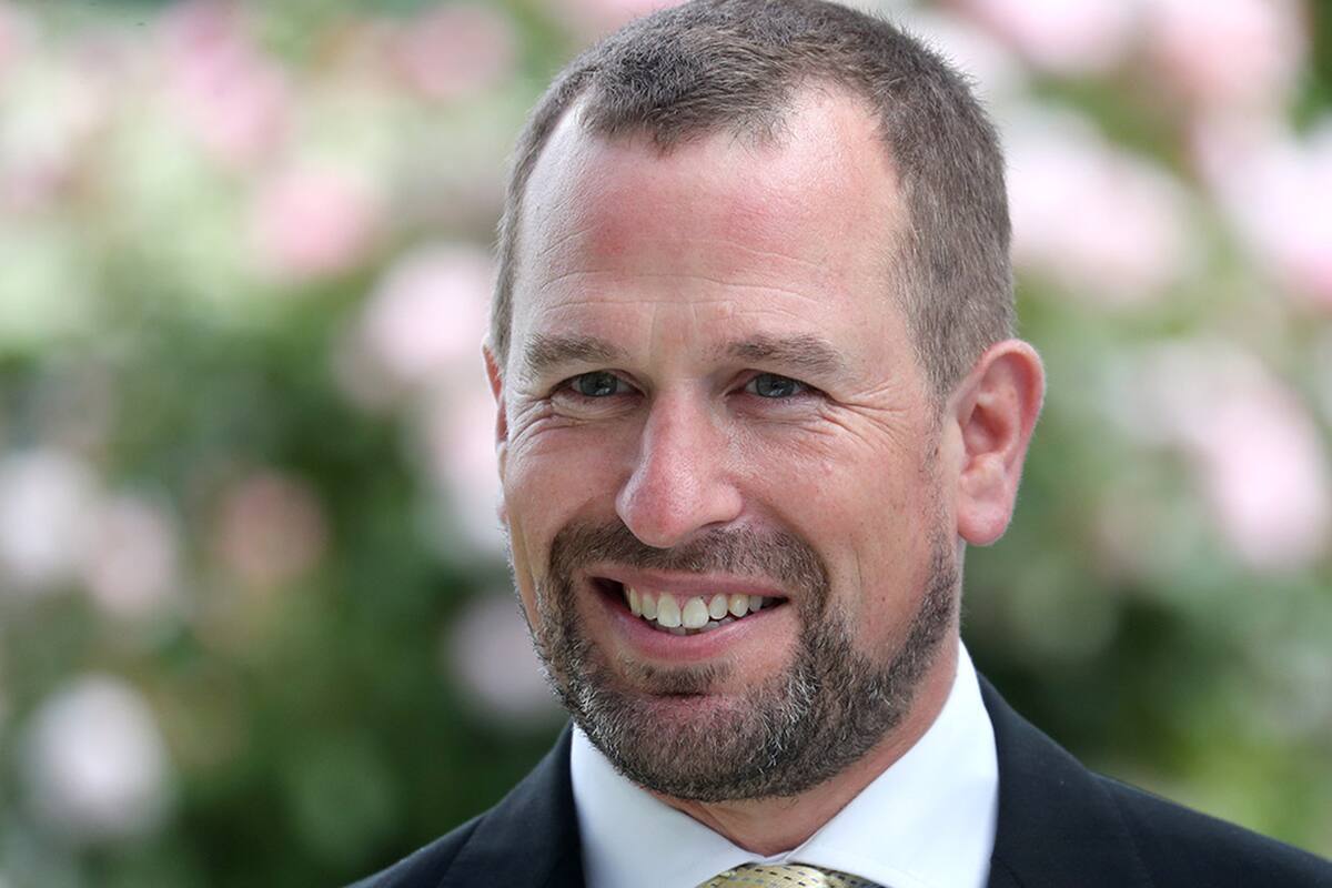 Peter Phillips, hijo de la princesa Ana y el capitán Mark Phillips.