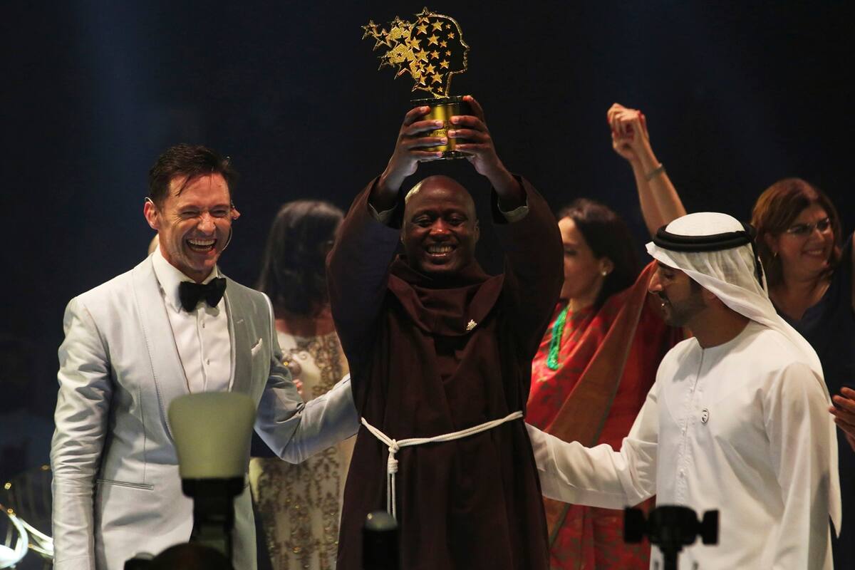 Peter Tabichi obtuvo ayer el Global Teacher Prize