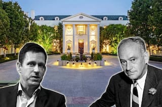 Conrad Hilton pagó US$225 mil por una mansión en Bel Air y 76 años después Peter Thiel la compró por US$130 millones