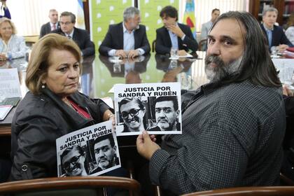 Petrocini y Baradel, ayer en la reunión con los ministros