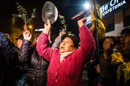 La retirada del subsidio a los combustibles causó grandes protestas en Ecuador en 2019.
