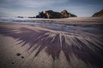 Pfeiffer Beach está en Big Sur, California