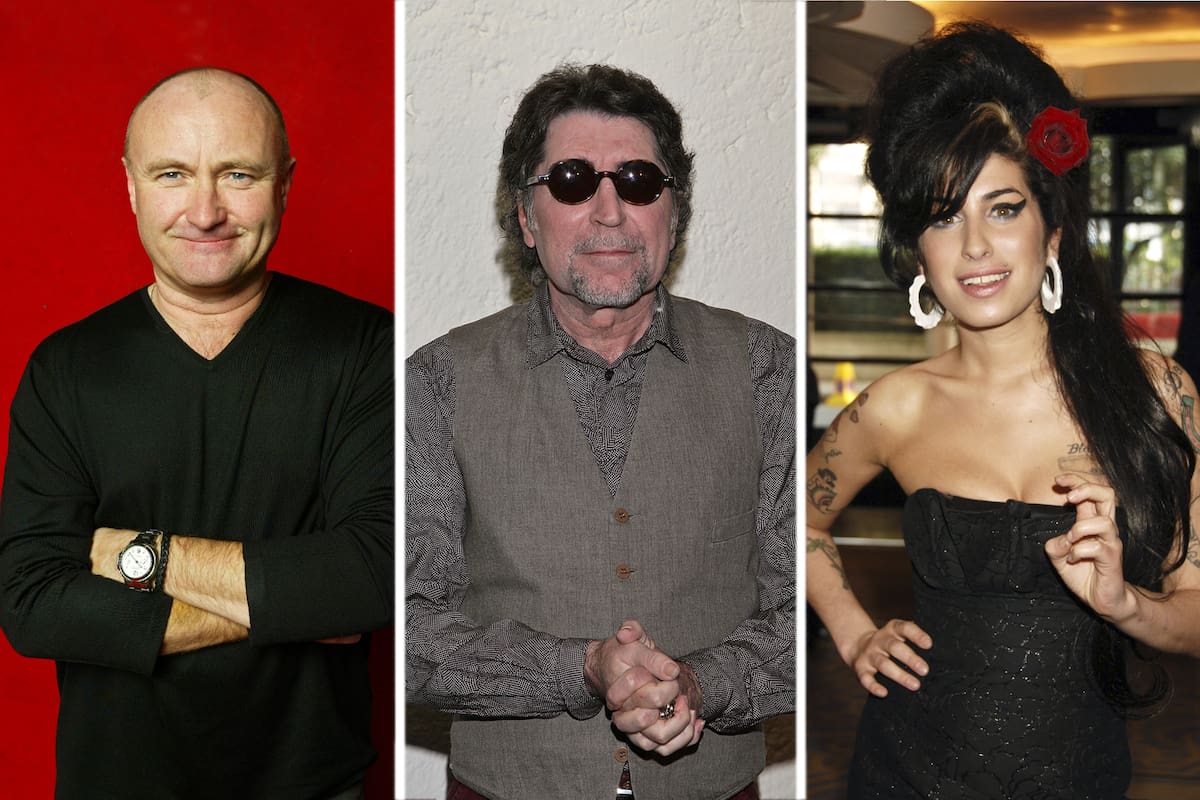 Phil Collins, Joaquín Sabina y Amy Winehouse: los tres encontraron la inspiración en medio de una ruptura amorosa