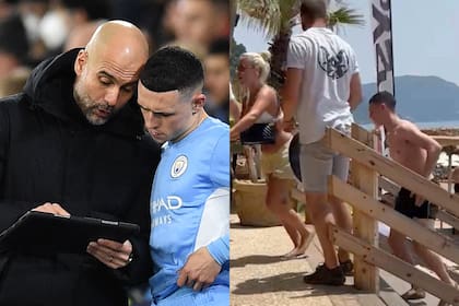 Phil Foden protagonizó un nuevo escándalo este fin de semana en Grecia tras ser echado de una playa