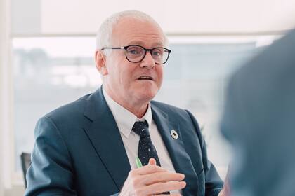 Philip Hermans, director ejecutivo de Deme, empresa belga que se presentará en la licitación de la hidrovía