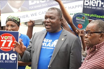 Philippe Bien-Aime fue alcalde de North Miami entre 2019 y 2022