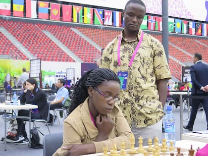 Phiona Mutesi en la Olimpiada de Baku