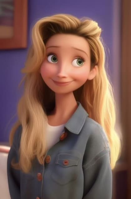 Phoebe versión Pixar (Captura: @creaition99)