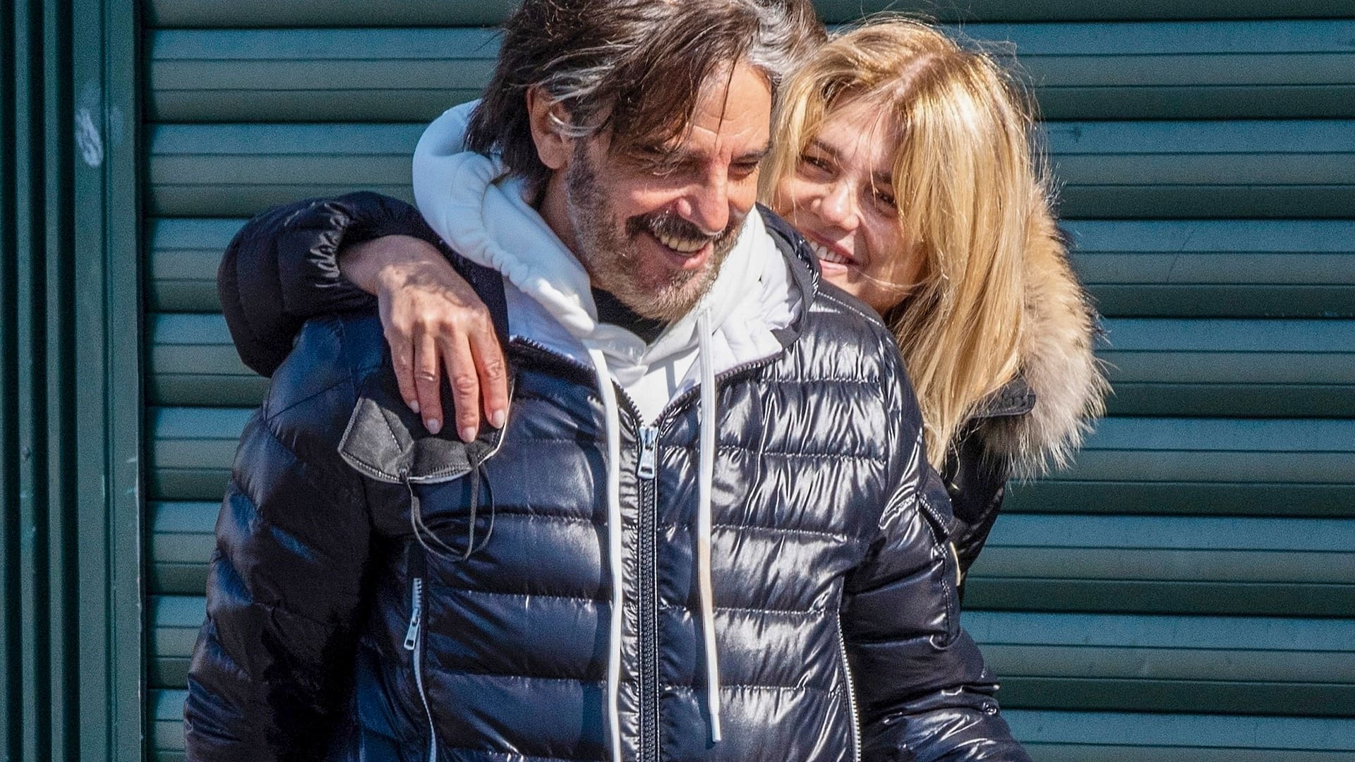 Araceli González, abrigada y feliz en Venecia